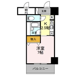 サンタウン竹鼻　Aの物件間取画像